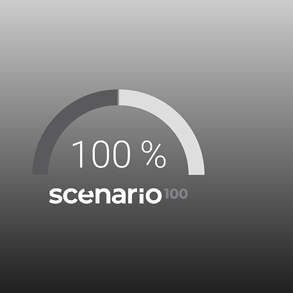 COTE 100 lance scénario<sup>100</sup>, le tableau de bord de projection financière